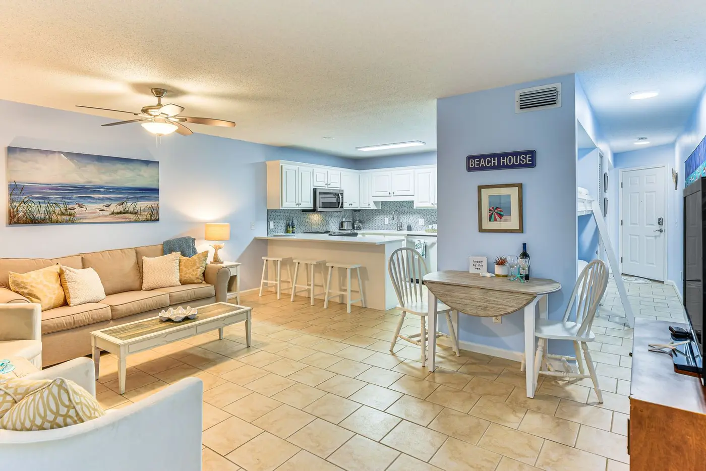 Panama City Beach Vacation Rental | 1BR | 1.5BA | 770 Sq Ft | 2 Steps Required